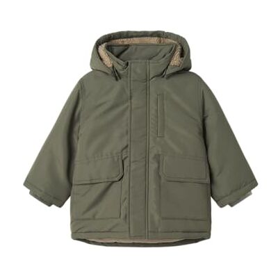 NAME IT Pojkar Nmmmarlow Parka jacka Pb, Dammig oliv, numeric_110 NAME IT Pojkar Nmmmarlow Parka jacka Pb, Dammig oliv, numeric_110