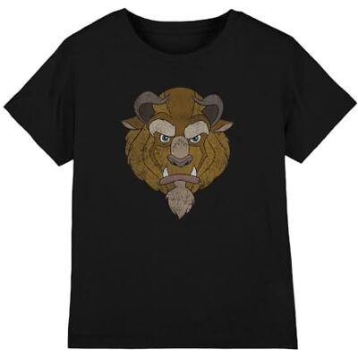 Disney mandarin creative ltd Beauty And The Beast Head Girls T-tröja, svart, 3–4 år, Svart, 3-4 anni Disney mandarin creative ltd Beauty And The Beast Head Girls T-tröja, svart, 3–4 år, Svart, 3-4 anni