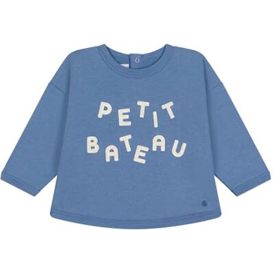 Petit Bateau Långärmad tröja för pojkar, Strand, 6 M�nader Petit Bateau Långärmad tröja för pojkar, Strand, 6 M�nader