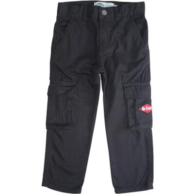 Lee Cooper Cargobyxor för pojkar byxor med flera fickor bomull svart 8 år, svart, 8 �r Lee Cooper Cargobyxor för pojkar byxor med flera fickor bomull svart 8 år, svart, 8 �r