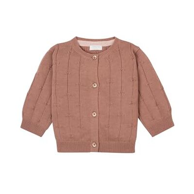 Noppies Baby flicka kofta främre långärmad kofta, Burlwood – N143, 68 cm Noppies Baby flicka kofta främre långärmad kofta, Burlwood – N143, 68 cm