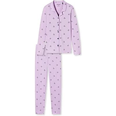 Schiesser Flickor ormdräkt lång pyjamas-set, syren, 164 Schiesser Flickor ormdräkt lång pyjamas-set, syren, 164