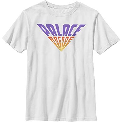 Stranger Things Unisex barn Palace Arcade kortärmad T-shirt, Vit, one size Stranger Things Unisex barn Palace Arcade kortärmad T-shirt, Vit, one size