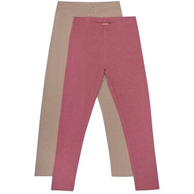 MINYMO Basic Leggings (2-pack), brun, 98 slim blandad, kastanj, 98 MINYMO Basic Leggings (2-pack), brun, 98 slim blandad, kastanj, 98