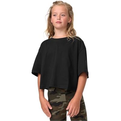 Urban Classics flickor Uck1555-girls Short Kimono Tee T-tröja Urban Classics flickor Uck1555-girls Short Kimono Tee T-tröja