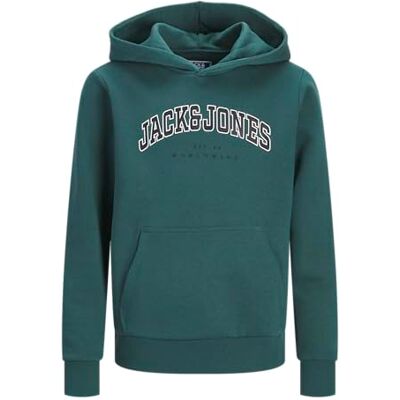 JACK & JONES Jjecaleb Varsity Sweat Hood Noos Jnr, Atlantic Deep, 176 JACK & JONES Jjecaleb Varsity Sweat Hood Noos Jnr, Atlantic Deep, 176