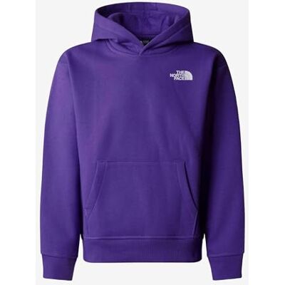 THE NORTH FACE Unisex Flickors vertikal grafisk överdimensionerad huvtröja sweatshirt THE NORTH FACE Unisex Flickors vertikal grafisk överdimensionerad huvtröja sweatshirt