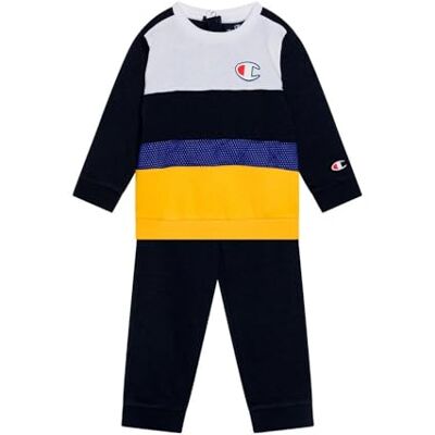 Champion Legacy Retro Sport TD-Ultralight Powerblend Terry L/S Crewneck Multifärg, Marinblå/vit/gul, 12 månader Champion Legacy Retro Sport TD-Ultralight Powerblend Terry L/S Crewneck Multifärg, Marinblå/vit/gul, 12 månader