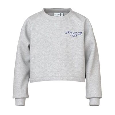 NAME IT Namn IT flicka Nkfvanita Ls Short RLX Sweat Unb, Ljusgrå melange, 146-152 NAME IT Namn IT flicka Nkfvanita Ls Short RLX Sweat Unb, Ljusgrå melange, 146-152