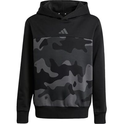 adidas Uniseks dzieci Seasonal Essentials Camo Fleece Hoodie Juniors, black/white, 7-8 Years adidas Uniseks dzieci Seasonal Essentials Camo Fleece Hoodie Juniors, black/white, 7-8 Years