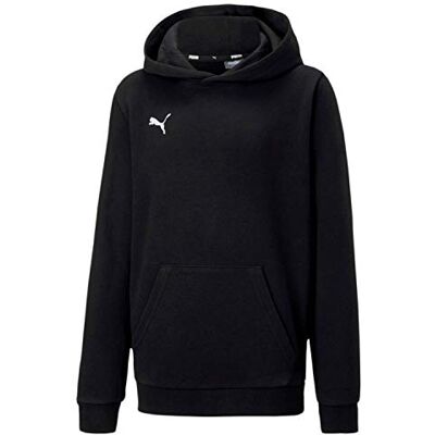 PUMA Unisex barn Teamgoal 23 Casuals Hoody Jr, Svart, 164 PUMA Unisex barn Teamgoal 23 Casuals Hoody Jr, Svart, 164