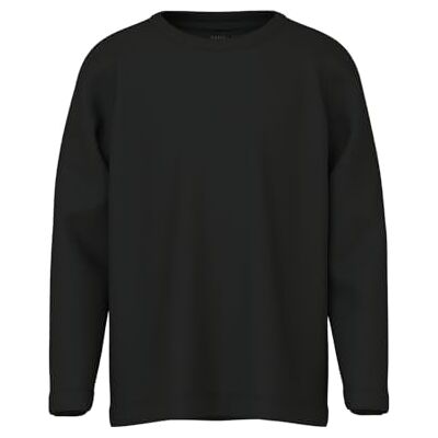 NAME IT pojkar Nkmvobbo Ls Top Noos långärmad tröja, svart, 134-140 NAME IT pojkar Nkmvobbo Ls Top Noos långärmad tröja, svart, 134-140
