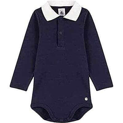 Petit Bateau Baby pojkar långärmad bodysuit med pikékrage pojke A05Q2, Marshmallow, 24 Månader Petit Bateau Baby pojkar långärmad bodysuit med pikékrage pojke A05Q2, Marshmallow, 24 Månader