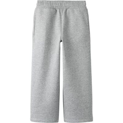 NAME IT Nkmkalas Wide Pant SWE Unb, Grå melange, 122 NAME IT Nkmkalas Wide Pant SWE Unb, Grå melange, 122