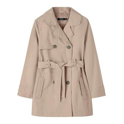 NAME IT kids flicka Nkfmadelin Trench Coat Noos, Savannah Tan, numeric_122 NAME IT kids flicka Nkfmadelin Trench Coat Noos, Savannah Tan, numeric_122