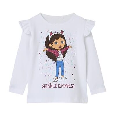 NAME IT Namn IT flicka Nmfnessie Gabby Ls Nreg Top Box Sky långärmad skjorta, Ljus vit, 98 NAME IT Namn IT flicka Nmfnessie Gabby Ls Nreg Top Box Sky långärmad skjorta, Ljus vit, 98