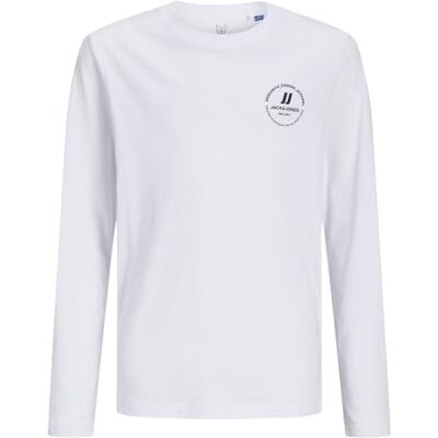JACK&JONES JUNIOR Jjeswift Tee Ls Noos Mni långärmad tröja, Vit, 116 JACK&JONES JUNIOR Jjeswift Tee Ls Noos Mni långärmad tröja, Vit, 116