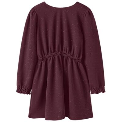 NAME IT Waist Klänning Nkfroka midjeklänning, LS, vinröd, 128 flickor, Vinröd, 128 NAME IT Waist Klänning Nkfroka midjeklänning, LS, vinröd, 128 flickor, Vinröd, 128