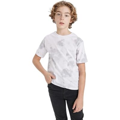 DeFacto T-shirt för pojkar, Vit, 9-10 år DeFacto T-shirt för pojkar, Vit, 9-10 år