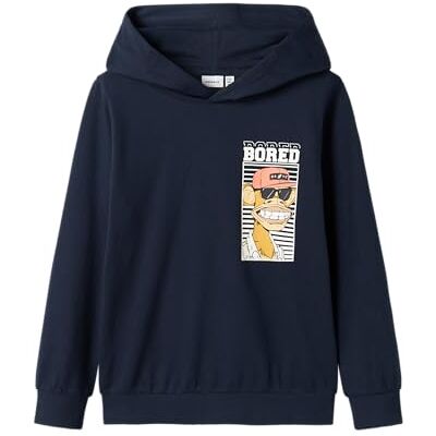 NAME IT pojkar Nkmmaddux BOD Nreg Sweat Wh Unb Sky, marinblå blazer, 122-128 NAME IT pojkar Nkmmaddux BOD Nreg Sweat Wh Unb Sky, marinblå blazer, 122-128