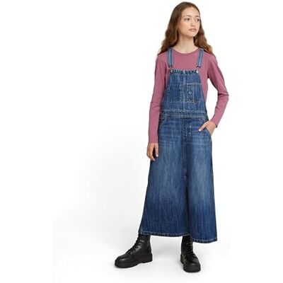 G-STAR RAW G-STAR flicka Dungaree lång avslappnad klänning, Blå (Faded Cliffside Blue D25642-01-g326), 10 år G-STAR RAW G-STAR flicka Dungaree lång avslappnad klänning, Blå (Faded Cliffside Blue D25642-01-g326), 10 år