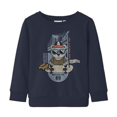 NAME IT pojkar Nmmlen Ls Sweat Unb Box, marinblå blazer, 98 NAME IT pojkar Nmmlen Ls Sweat Unb Box, marinblå blazer, 98