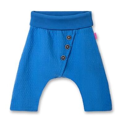 Sanetta Baby pojkar byxor muslin 100% bomull, Blå aqua, 56 cm Sanetta Baby pojkar byxor muslin 100% bomull, Blå aqua, 56 cm