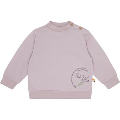 loud + proud unisex barn färgade med växtfärger, GOTS certifierad sweatshirt, Lavendel, 110-116 loud + proud unisex barn färgade med växtfärger, GOTS certifierad sweatshirt, Lavendel, 110-116