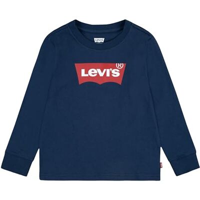 Levi's Baby pojkar Lvb L/S Batwing Tee 6e8646 långärmad T-shirt, Klänning blues, 24 månader Levi's Baby pojkar Lvb L/S Batwing Tee 6e8646 långärmad T-shirt, Klänning blues, 24 månader