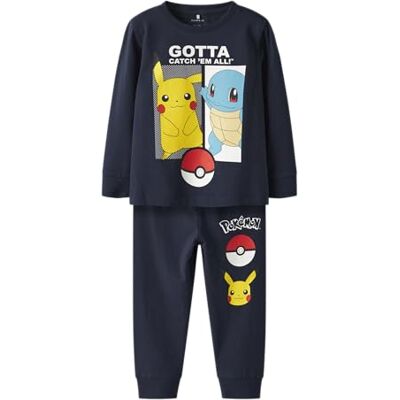 NAME IT Nmmostyr Pokemon Ls Nightset Sky, marinblå blazer, 98 NAME IT Nmmostyr Pokemon Ls Nightset Sky, marinblå blazer, 98