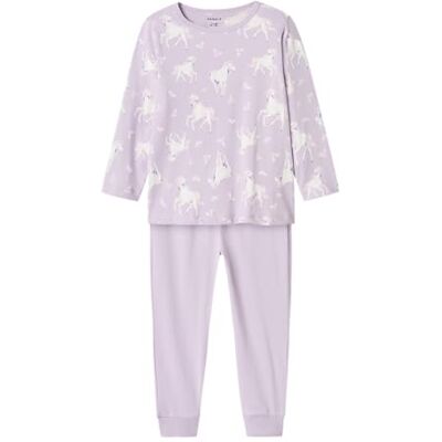 NAME IT Nmfnightset pastell lila häst Noos, Pastell-lila, 98/104 cm NAME IT Nmfnightset pastell lila häst Noos, Pastell-lila, 98/104 cm