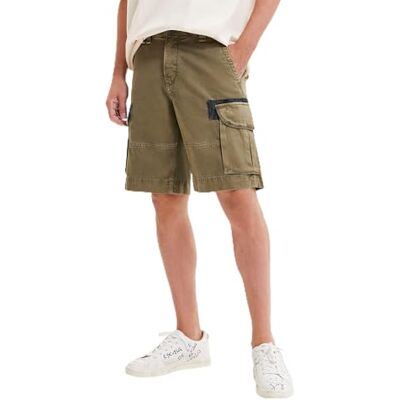 Desigual Mäns TS_Daniele 4086 Dark KAKI Casual Pants, grön, 38, Grön, 38 SE Desigual Mäns TS_Daniele 4086 Dark KAKI Casual Pants, grön, 38, Grön, 38 SE