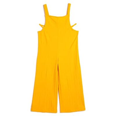 Koton Girls's Overaller Cut Out detalj Strappy Relax Fit Dress, Orange (202), 11-12 Jahre Koton Girls's Overaller Cut Out detalj Strappy Relax Fit Dress, Orange (202), 11-12 Jahre