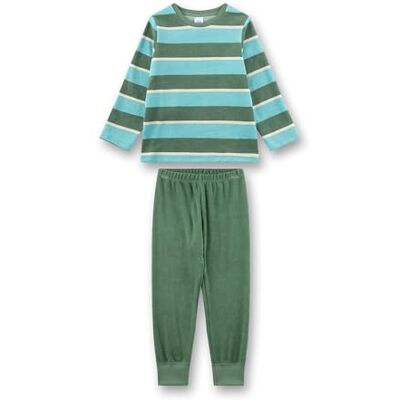 Sanetta Pojkpyjamas blå högkvalitativ och bekväm pyjamas av frotté för pojkar. Långärmad pyjamas med randig topp Pyjamasset för pojkar, blå, 92 Sanetta Pojkpyjamas blå högkvalitativ och bekväm pyjamas av frotté för pojkar. Långärmad pyjamas med randig topp Pyjamasset för pojkar, blå, 92