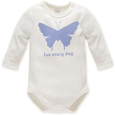 Pinokio Bodysuit Long Sleeve Underkläder för Flickor, Ecru Imagine, 74 Pinokio Bodysuit Long Sleeve Underkläder för Flickor, Ecru Imagine, 74