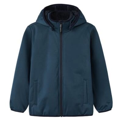 NAME IT Unisex barn Nknmada08 jacka solid Fo, Legion blå, numeric_122 NAME IT Unisex barn Nknmada08 jacka solid Fo, Legion blå, numeric_122