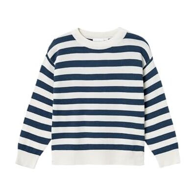 NAME IT Namn IT flicka Nmfviranja Ls stickad stickad tröja, Mörk denim, 92 NAME IT Namn IT flicka Nmfviranja Ls stickad stickad tröja, Mörk denim, 92