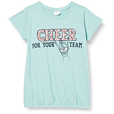 s.Oliver Junior Girl's kortärmad t-shirt, mint, 104/110 s.Oliver Junior Girl's kortärmad t-shirt, mint, 104/110