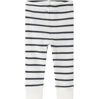 NAME IT Baby pojkar Nbmwang ull needle longjohn Noos leggings, Vit, 62 NAME IT Baby pojkar Nbmwang ull needle longjohn Noos leggings, Vit, 62