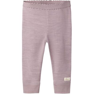 NAME IT Namn IT Nbfwyla ull/vis leggings, lila, 56 NAME IT Namn IT Nbfwyla ull/vis leggings, lila, 56