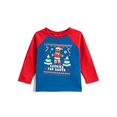 Koton Babypojkar jul tema långärmad tryckt rund hals T-shirt, Saxe (968), 9-12 månader Koton Babypojkar jul tema långärmad tryckt rund hals T-shirt, Saxe (968), 9-12 månader