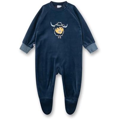 Sanetta babyoverall blå Praktisk och bekväm sparkdräkt av Nicki för pojkar. Babysparkdräkt med fötter babyoverall, blå, 56 Sanetta babyoverall blå Praktisk och bekväm sparkdräkt av Nicki för pojkar. Babysparkdräkt med fötter babyoverall, blå, 56