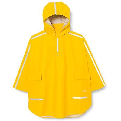 Playshoes unisex barn regncape lång rygg, GUL, 116 cm Playshoes unisex barn regncape lång rygg, GUL, 116 cm