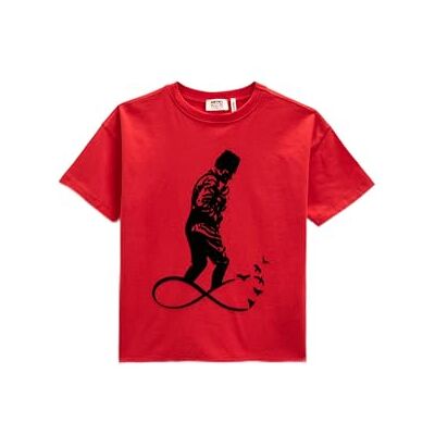 Koton pojkar Atatã¼rk tryckt kortärmad crew neck T-shirt, Röd (401), 6-7 år Koton pojkar Atatã¼rk tryckt kortärmad crew neck T-shirt, Röd (401), 6-7 år