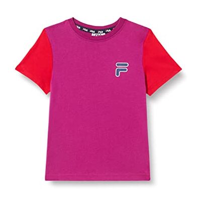 FILA Unisex barn BOCHOLT T-shirt, Wild Aster-True röd, 86/92 FILA Unisex barn BOCHOLT T-shirt, Wild Aster-True röd, 86/92