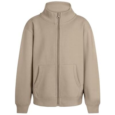 Mukua SZ270K Cooper Kids; tröja för barn med dragkedja, färg latte; storlek 7/8, Latte, 7-8 år Mukua SZ270K Cooper Kids; tröja för barn med dragkedja, färg latte; storlek 7/8, Latte, 7-8 år