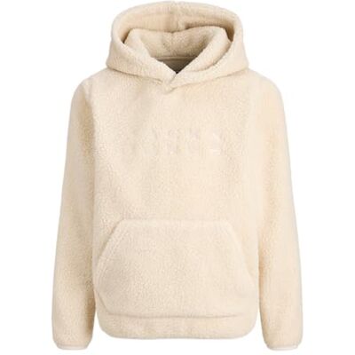 JACK & JONES Jcoflare Teddy Sweat Hood Jnr, Havregryn, 164 JACK & JONES Jcoflare Teddy Sweat Hood Jnr, Havregryn, 164