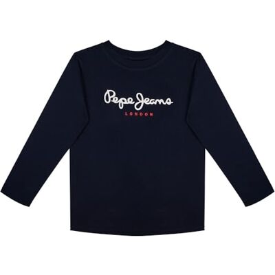 Pepe Jeans pojke New Herman t-shirt, blå (Dulwich Blue), 10, Blå (Dulwich blå), 10 år Pepe Jeans pojke New Herman t-shirt, blå (Dulwich Blue), 10, Blå (Dulwich blå), 10 år