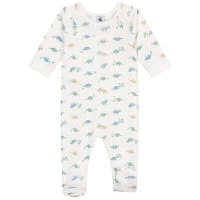 Petit Bateau Unisex barn med dragkedja, Vit/flerfärgad, 3 mesi Petit Bateau Unisex barn med dragkedja, Vit/flerfärgad, 3 mesi