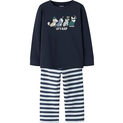 NAME IT Nmmramel Night Set Box, marinblå blazer, 98 NAME IT Nmmramel Night Set Box, marinblå blazer, 98